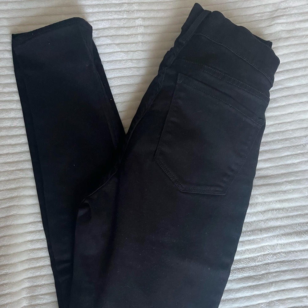 Mott & Bow High Rise Skinny Jeans in Black